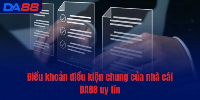 Điều khoản điều kiện chung của nhà cái DA88 uy tín